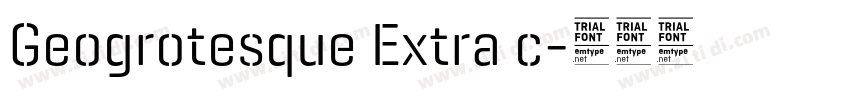 Geogrotesque Extra c字体转换